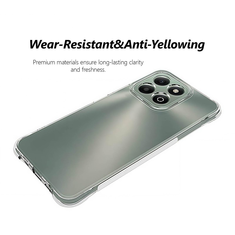 TailTech Transparent TPU Bumper Case for HONOR X6b - Shockproof,