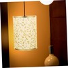ORFOFE Fixture Decorative Fabric Lamp Shade Circle Shape for Table