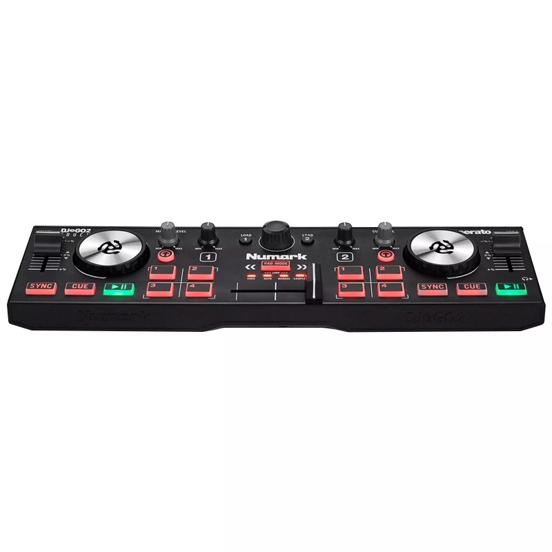 Numark DJ2GO2 Touch Pocket DJ Controller with Headphones & Bag