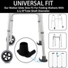 4 Pcs Walker Glide Skis Rubber Universal Walker Ski Glides