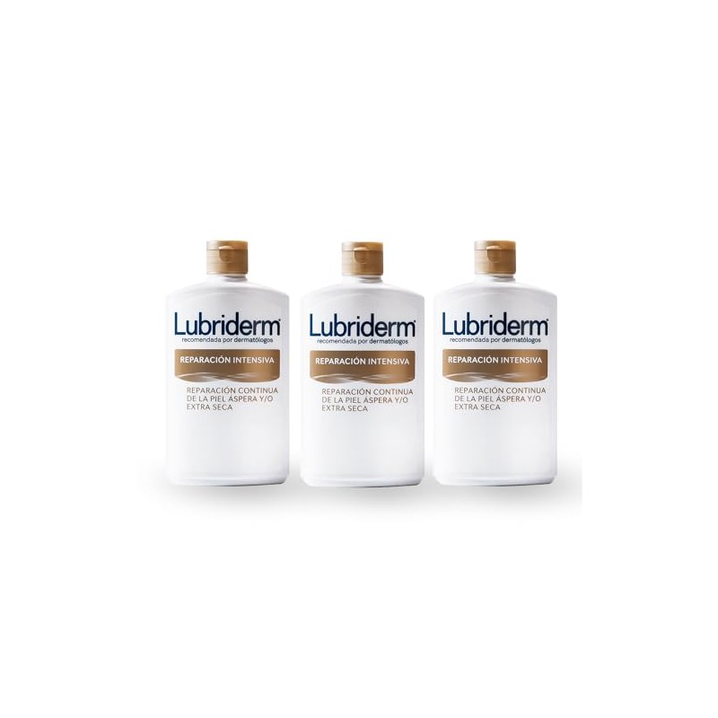 Lubriderm Crema Corporal Intense Repair 400ml - Paquete de 3