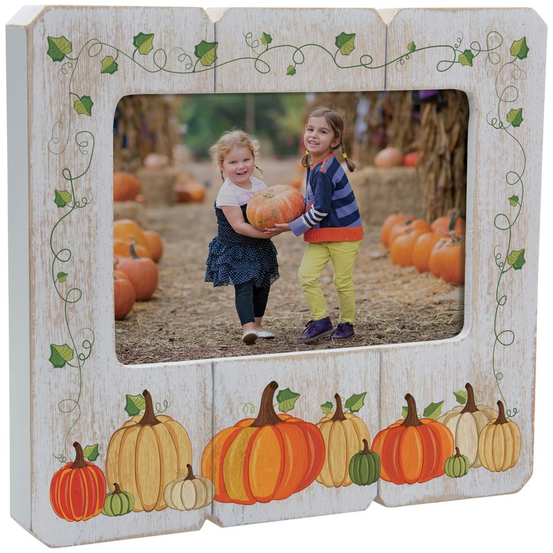 Fall Picture Frame (Pumpkin, 6" x 4")
