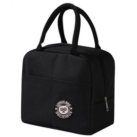 Lunch Bag, Cold Insulation, Thermal, Bento Bag, Stylish, Large Capacity, Lunch Bag, Waterproof Lunch Tote, Handbag, Plain, Bento Bag, Kids, Unisex, Multi-functional, Work or School, Excursion,
