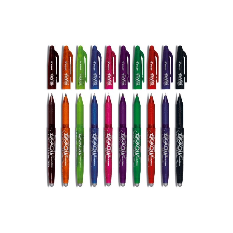 Frixion Pilot BL-FR7 Large Rollerball Pen Set in Practical Gift