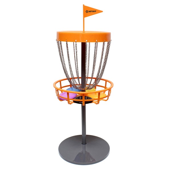 Get Out! Mini Frisbee Golf Set – Mini Disc Golf Basket with Frisbees, Outdoor Toys & Indoor Frisbee Golf Disc Golf Set