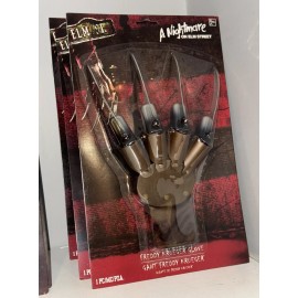 New Line Cinema WB Freddy Glove Costume Prop. New In Original Packaging.  Nightmare on Elm St.