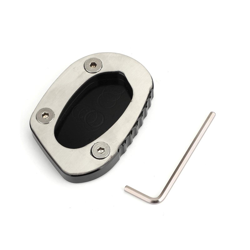 Mad Hornets Motorcycle Kickstand Foot Side Stand Enlarge Plate Pad