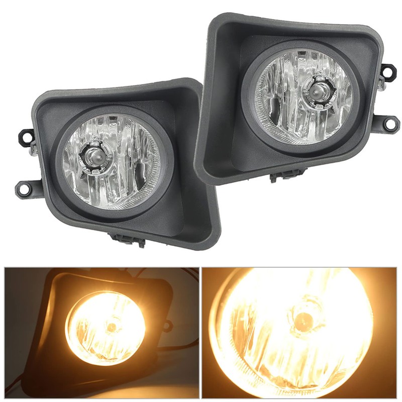 Silscvtt 2Pcs Fog Lights Replacement for 2014-2021 Tundra Clear Lens