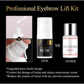 DONG RHYME Brow Lamination Kit, Professional Eyebrow Lamination Kit, Semi-Permanent Brow Lift Kit, Long Lasting 6-8 Weeks Bushy & Full Brows Easy to Use Eyebrow Lift Kit at Home DIY