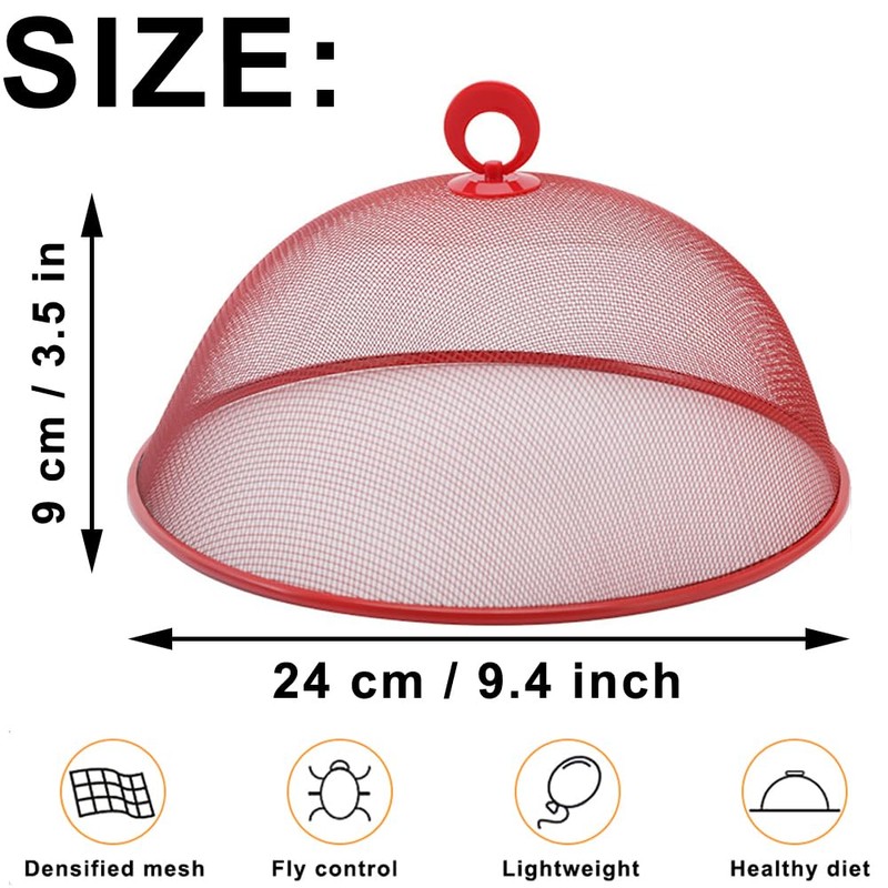 Hunphy 3 Pack Food Mesh Cover Fly Cover Fly Screen