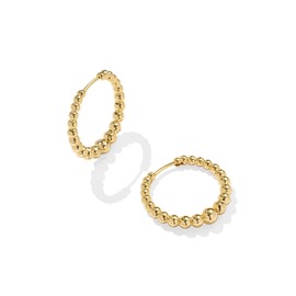 Kendra Scott Josie Huggie Earrings in 14k Gold-Plated Brass, Fashion Jewlery for Women