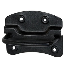 KeyMet Folding Handle Inlet Box Handles Chest Handle 110 x 80 G.8 Carry Handles Black Powder Coated Handle for Tool Box Storage Box