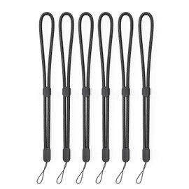 Avorast - Correa de muñeca de mano, paquete de 6 correas ajustables de nailon coloridas para GoPro, cámara, llaves, llavero, teléfono, unidad flash USB, portafolios, identificación de identificación