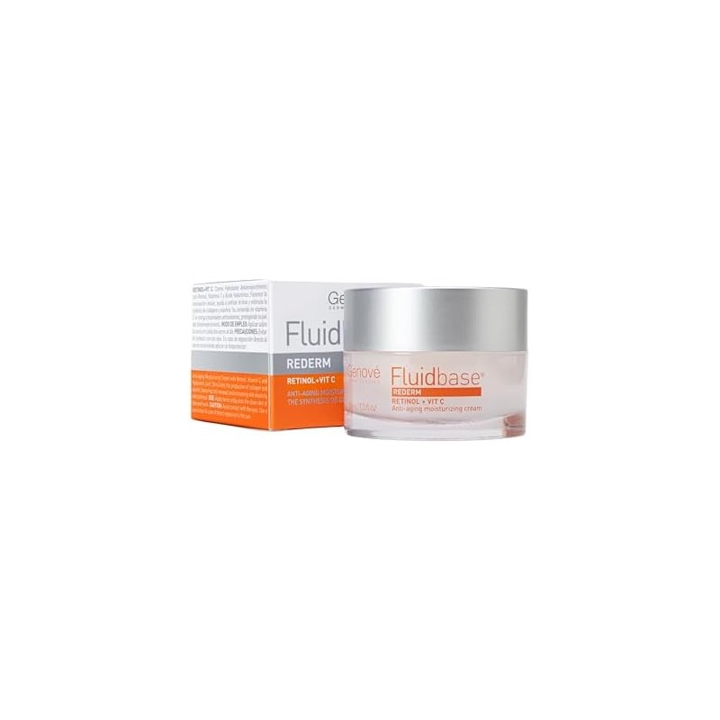 Genové Fluidbase Rederm Crema con Retinol y Vitamina C, envase