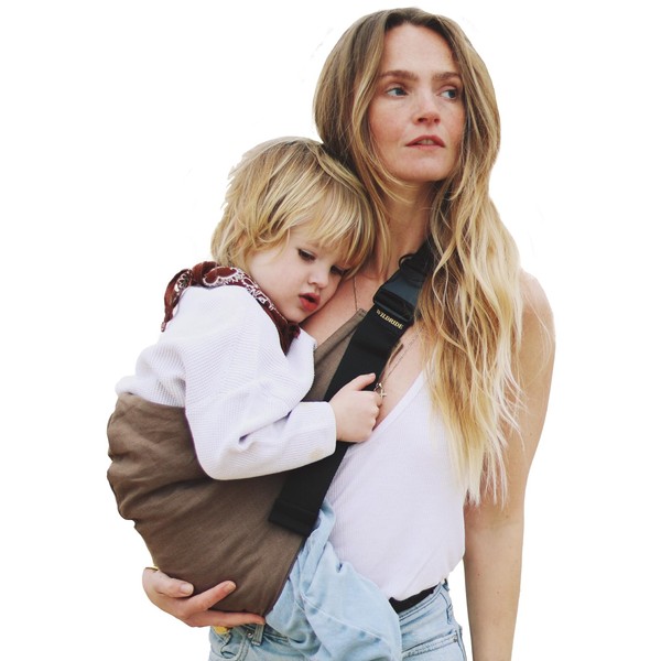 WILDRIDE Hip Seat, Shoulder Strap, Sling, Foldable, Compact, 44.1 lbs