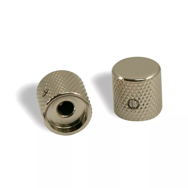 wd 2 Gold Nickel Tele or P bass Barrel Knobs