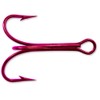 Mustad 3550R Gancho Anzuelo clásico de Fuerza (25-Pack), Rojo, Tamaño