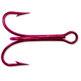 Mustad 3550R Gancho Anzuelo clásico de Fuerza (25-Pack), Rojo, Tamaño 18