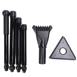 Car Snow Removal Tool Aluminum Alloy Telescopic Rod Ergonomic Labor Saving Vehicle Truck Snow Remover Cleaner Triangular Ice Shovel Head