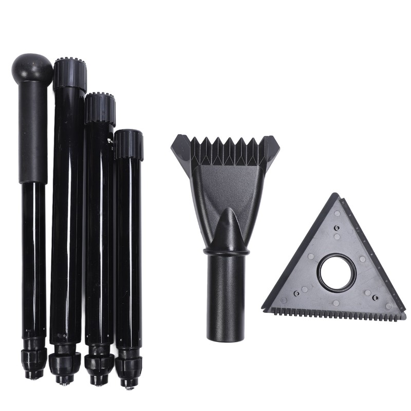 Car Snow Removal Tool Aluminum Alloy Telescopic Rod Ergonomic Labor