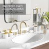 InnJoey Bathroom Set, 10PC Bathroom Accessory Set, White Bathroom Accessories,