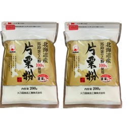 Hinokuni Foods Industry Hokkaido Potato Starch 7.1 oz (200 g), Zipper Included x 2 Bags