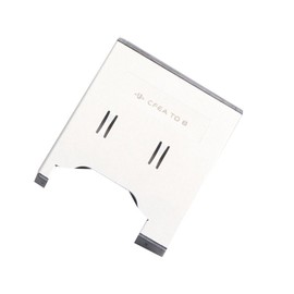 BOFRHME 1 Piece CFexpress Type A Memory Card to CFe Type B Card Holder Adapter Silver Metal XQD Memory Card NVMe Converter