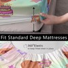 AILONEN Kawaii Capybara Fitted Sheet Set Twin Size,Cute Cartoon Capybara