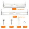 sourcing map Ceiling Light Plate, 75mm 90mm Lighting Fixture Mounting