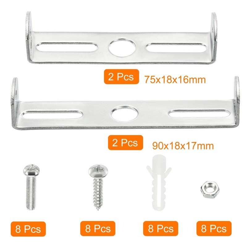 sourcing map Ceiling Light Plate, 75mm 90mm Lighting Fixture Mounting