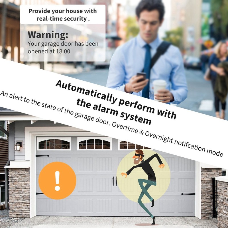 Intelligent WIFI Garage Door Switch Wireless Voice APP Remote Control