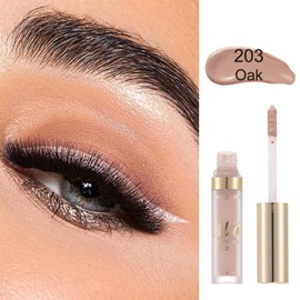 MAEPEOR Matte Liquid Eyeshadow 8 Colors Naked Smooth Creamy Eyeshadow Long Lasting and Waterproof Lightweight Eyeshadow (P03 Oak)