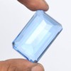 GEMHUB Men's Blue Topaz Gem 94.30 Ct Emerald Shaped Loose