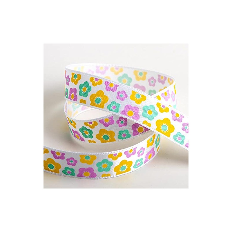 Spring Daisies Easter Ribbon (16mm x 5M)