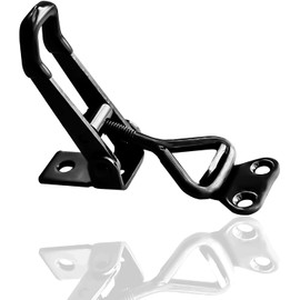 E-TING 6Pack Toggle Clamp Latch 100KG 220LBS Holding Capacity 4001Pull Adjustable Quick Release Hasp Clamps Black Metal Toggle Latch Catch Set for Smoker Cabinet Boxes Case Trunk Jig