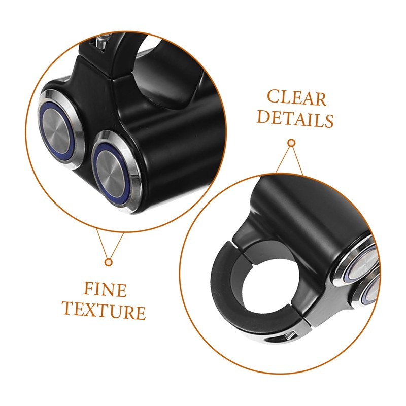 NOLITOY Motorcycle Handlebar Switch Fog Light Control Switch with Indicator