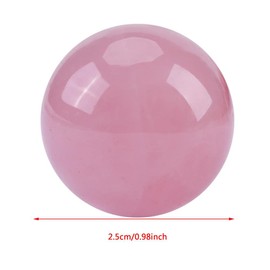 Natural Pink Rose Quartz Crystal Ball, Rose Massage Stone Ball, Rose Quartz Sphere Ball Room Decor Healing Balancing Chakra Balancing