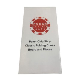 CLASSIC WOODEN FOLDING CHESS BOARD AND PIECES - IDEAL BEGINNERS BOARD