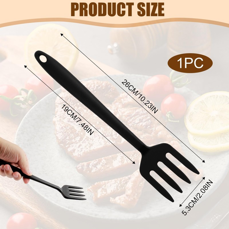 High Quality Silica Gel Cooking Fork - Kitchen Fork with