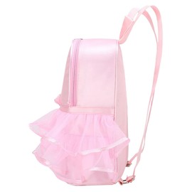 Girls Ballet Dance Backpack School Backpack for Kids Ballet Dance Bag with Shoe Compartment for Dancewear Storage