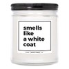 You Nique Designs Future Doctor Candle 9 oz - White
