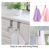 12 Pcs Over The Door Hooks Stainless Steel Hook Hangers