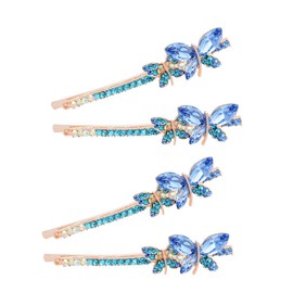 minkissy Luxurious Rhinestone Hair Clip Set for Women Wedding Party Girls Stylish and Comfortable Hairpin