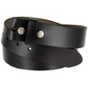 BS121 Men's Vintage Style Leather 1-1/2 Wide Belt Strap (Black,