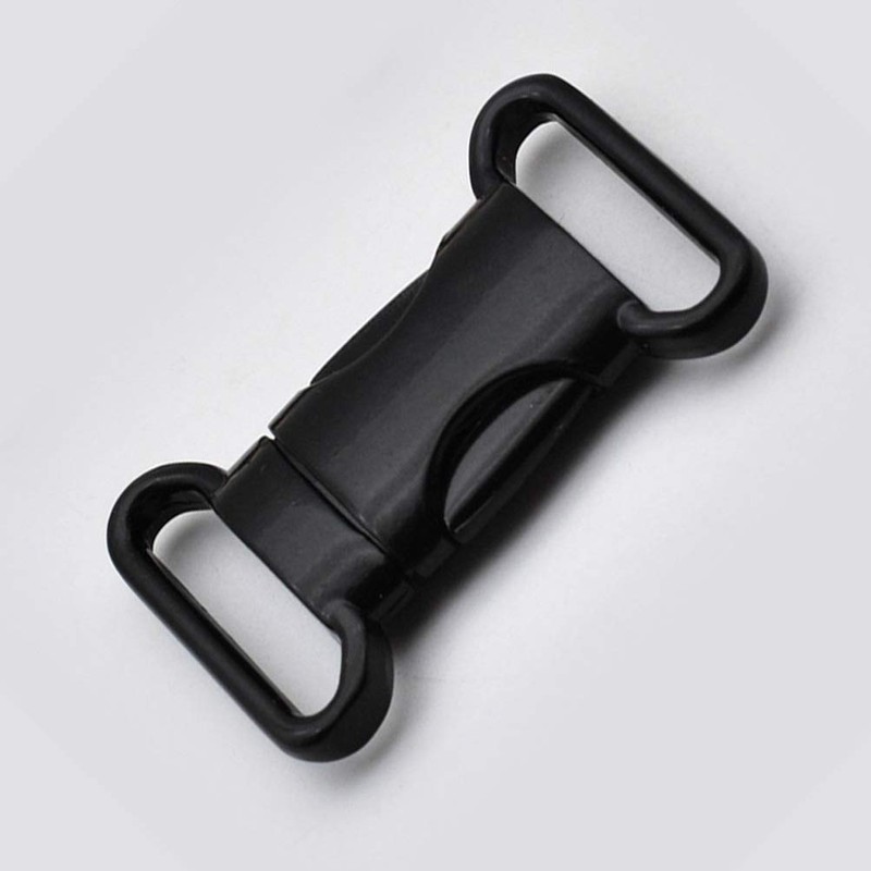 HEALLILY 2pcs Metal Side Release Buckles Adjustable Quick Release Clips