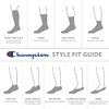 Champion Men's Outdoor Double Dry 2-Pair Pack Crew Socks, Dynamic