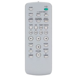 Remote Control Replacement for Sony RM‑SC3 RM‑SC30 RM‑SC50 RM‑SC55 MHC‑RG29 MHC‑RG490S CMT‑EH10 CMT‑U1 CMT‑CPZ1 MHC‑RG222 MHC‑RG2 CD HiFi System