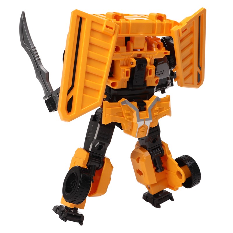 Transformation Robot Toy 2 Forms Flexible Joints Drop Resistant Educational