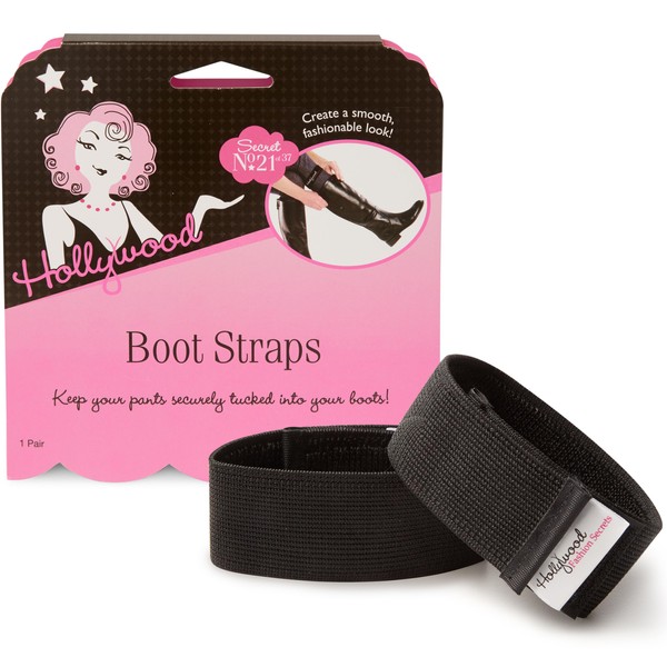 Hollywood Fashion Secrets Boot Straps, Adjustable, Comfortable, Smoothing Footwear Accessories,
