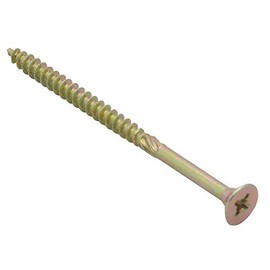 Spectre Advanced Multi-purpose Woodscrews | 5.0 x 80mm | Zinc Yellow Passivated | Box 100